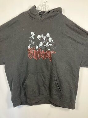 Slipknot Black Graphic Hoodie — Band Logo Pullover
